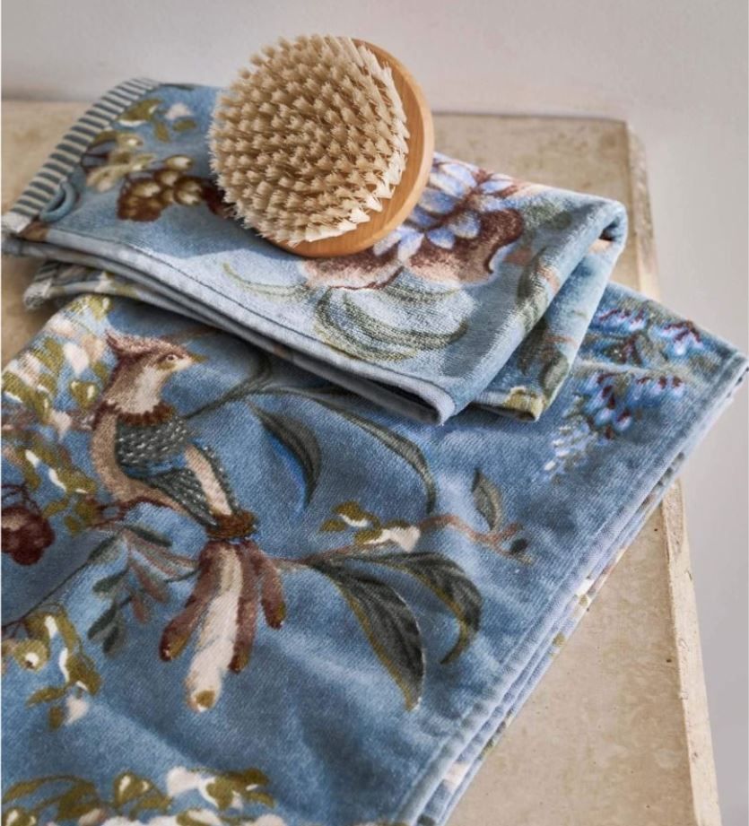 Handtuch Secret Garden Blau