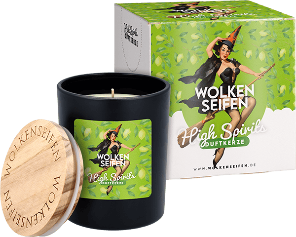 Wolkenseifen Duftkerze High Spirits