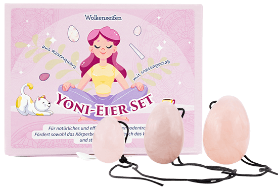 Yoni-Eier Massage Set Yoni-Eier Massage Set Rosenquarz