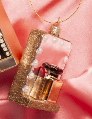 Glasobjekt Schminkspiegel