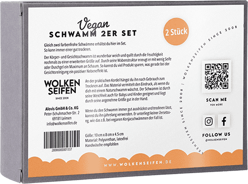 Schwamm-2er-Set vegan Schwamm-2er-Set vegan