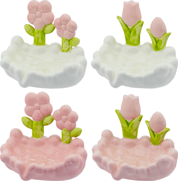 Keramik Seifenablage Blume Keramik Seifenablage Blumen