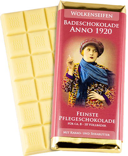 Badeschokolade Badeschokolade Anno 1920 ohne Hintergrund
