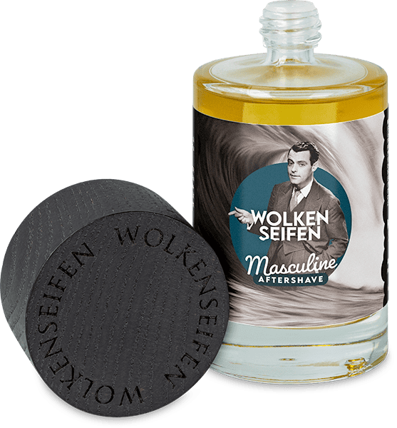 Aftershave Masculine Wolkenseifen Aftershave Masculine ohne Hintergrund