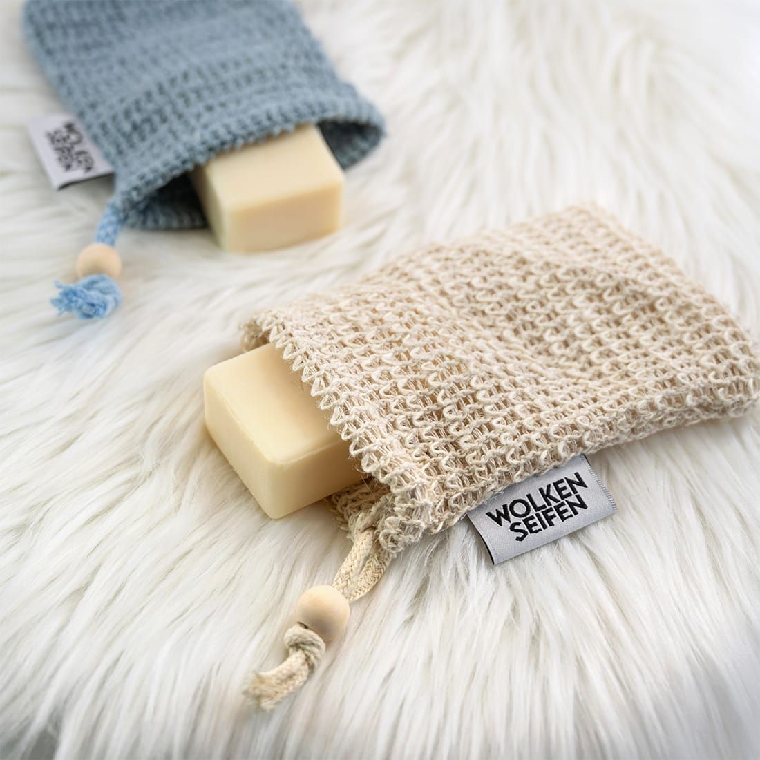 Sisal-Seifensäckchen Naturfarben Sisal-Seifensäckchen Naturfarben