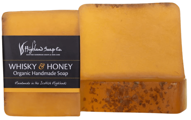 Bio-Glycerinseife Whisky & Honey Highland Soaps Whisky and Honey ohne Hintergrund