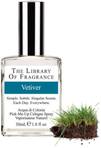 EdC Vetiver Library of Fragrance Vetiver ohne Hintergrund