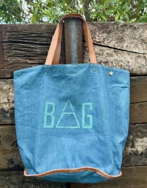 Segeltuchtasche Blau