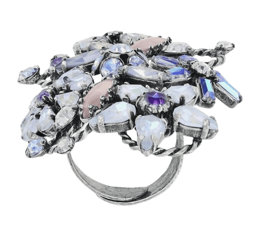 Twisted Blossom Ring white Twisted Blossom Ring white