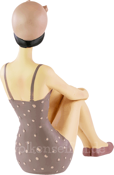 Pinup sitzend taupe Pinup sitzend taupe