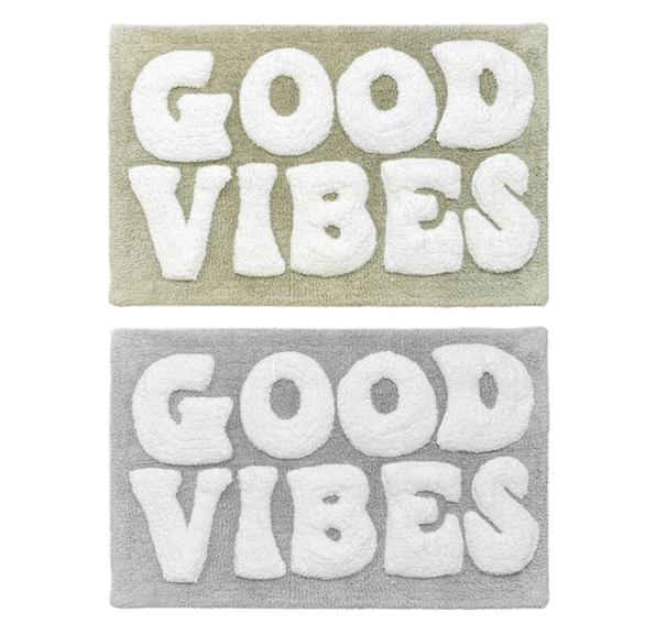Badematte Good Vibes Fluffige plüschige Badematte