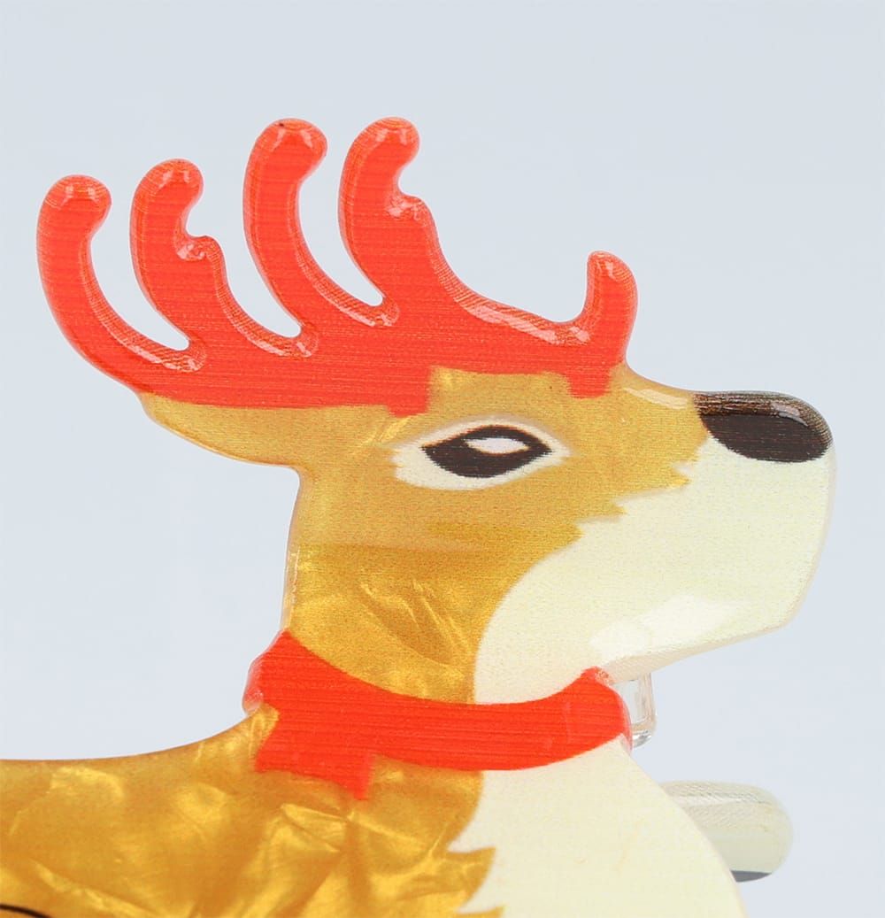 Haarkralle Rentier Haarkralle Rentier