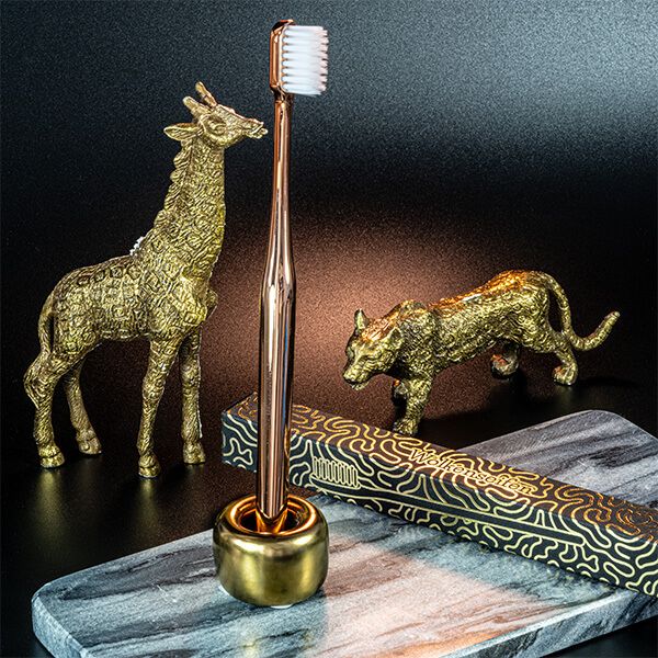 Zahnbürste Roségold