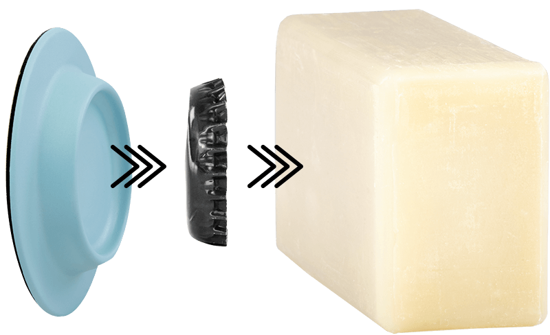 Magnetseifenhalter hellblau