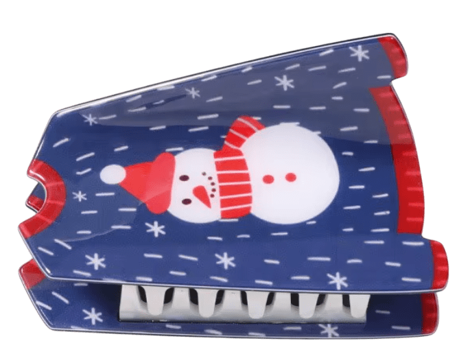 Haarkralle Pullover blau Haarkralle Pullover blau