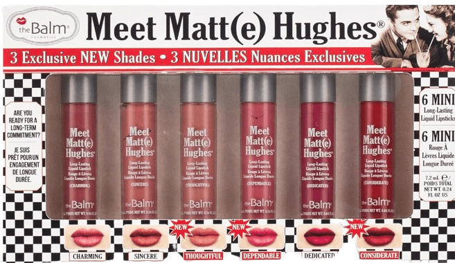 Meet Matt(e) Hughes Miniset Vol. 14 thebalm flüssiger matter lippenstift meet matte hughes