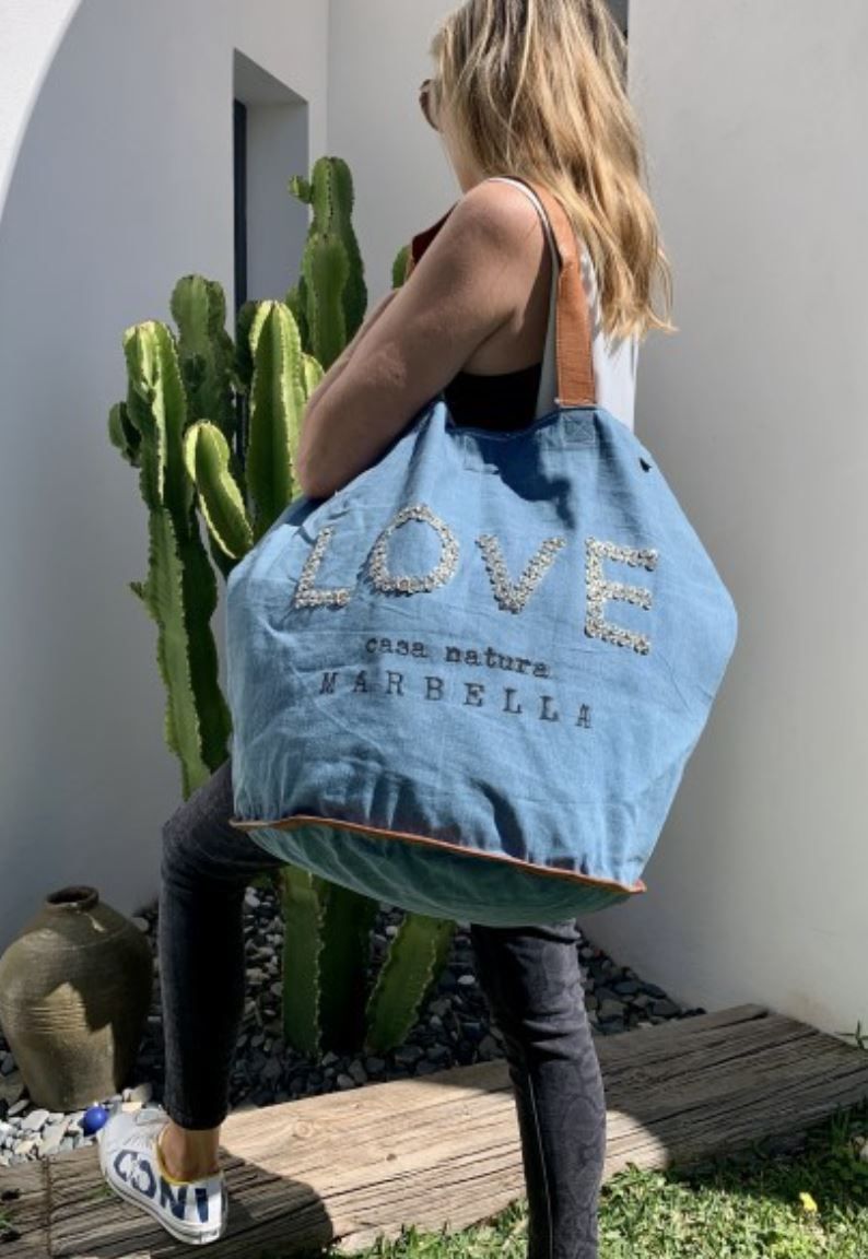 Segeltuchtasche Denim Kobe