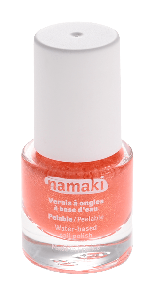 Bio-Kindernagellack Koralle 04 Namaki Bio-Kindernagellack auf Wasserbasis (14 Farben) ohne Hintergrund