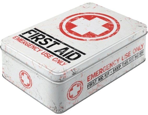 Geschenkdose First Aid rot Geschenkdose First Aid rot