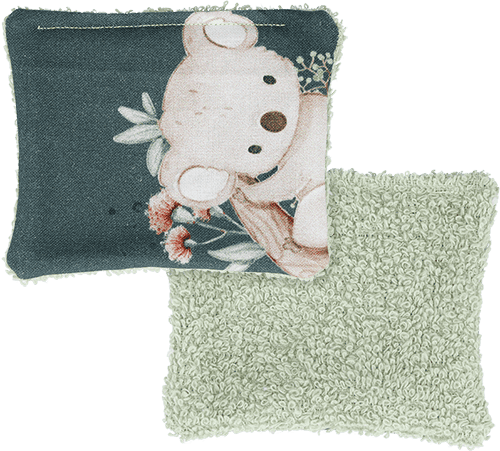 Waschbare Abschminkpads eckig, 3er Set Waschbare Abschminkpads eckig, 3er Set