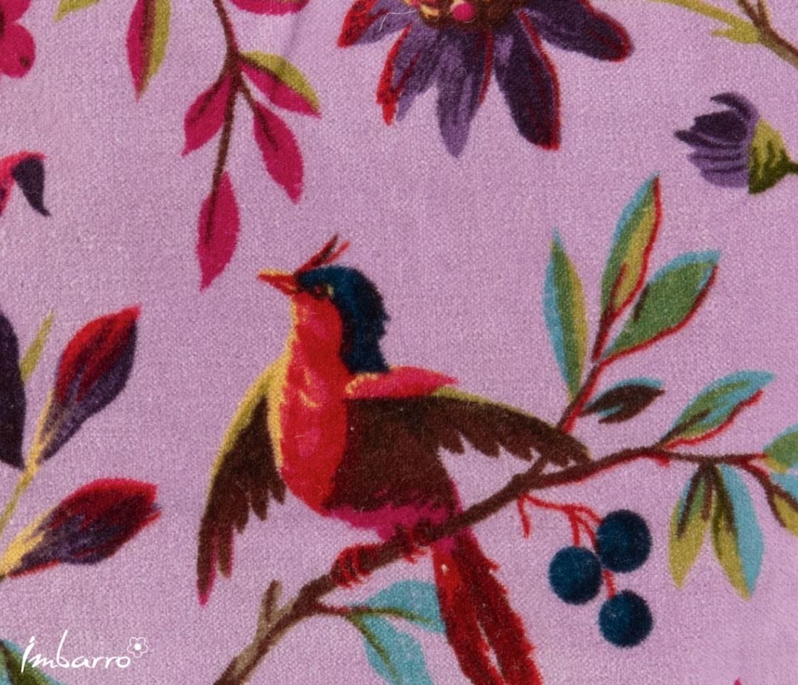 Samttasche Paradies Lila