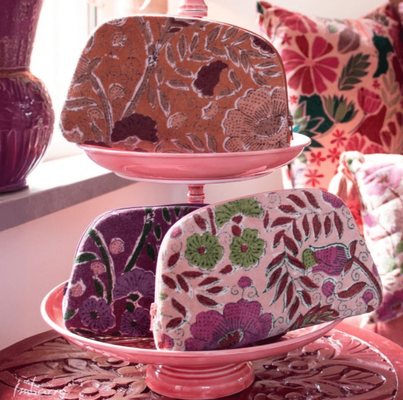 Samttasche Eleana Purple Samttasche Eleana Purple