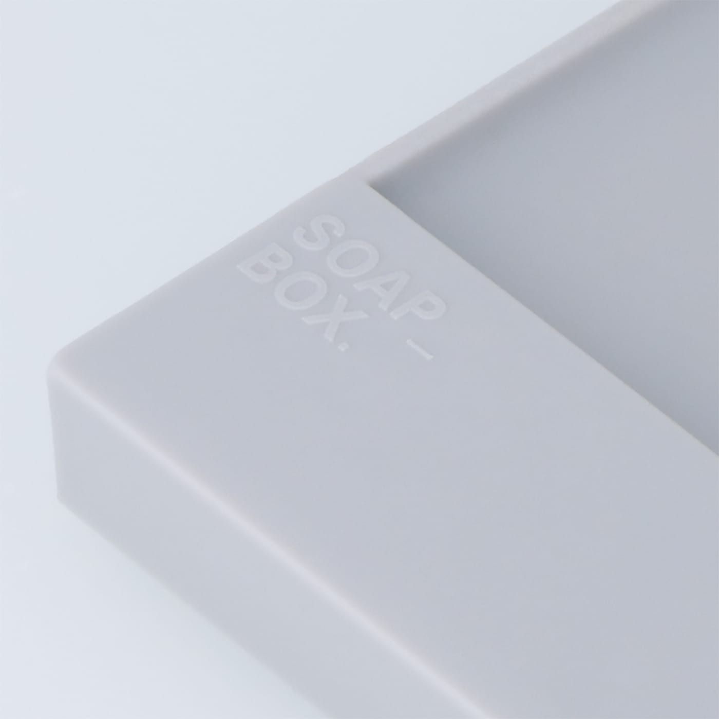 Design-Seifenablage Grau Design-Seifenablage Grau