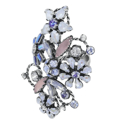 Twisted Blossom Ring white Twisted Blossom Ring white