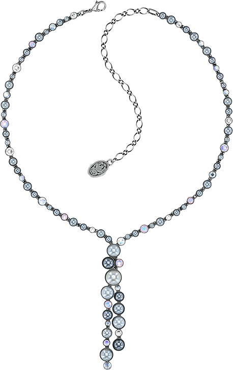 Bubble Cascade Y-Kette Weiß Bubble Cascade Y-Kette Weiß