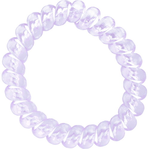 Spiral-Haargummis Flieder-Mix