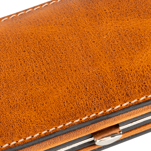 Maniküre-Etui Leder Hellbraun leer (klein) Maniküre-Etui Leder Hellbraun leer (klein)