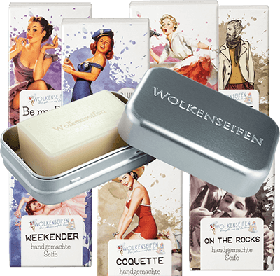 Wolkenseifendose + Seife deiner Wahl Wolkenseifendose + Seife deiner Wahl ohne Hintergrund