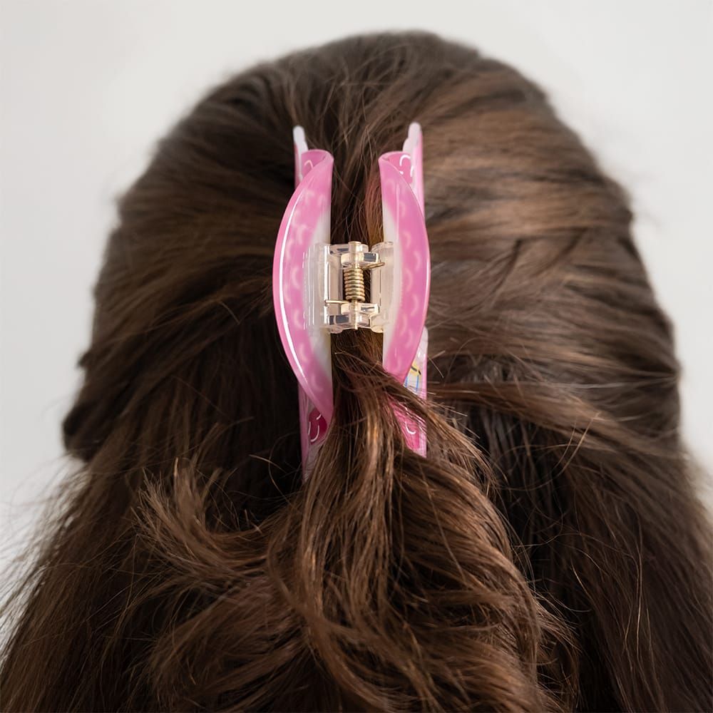 Haarkralle Rainbow Pink