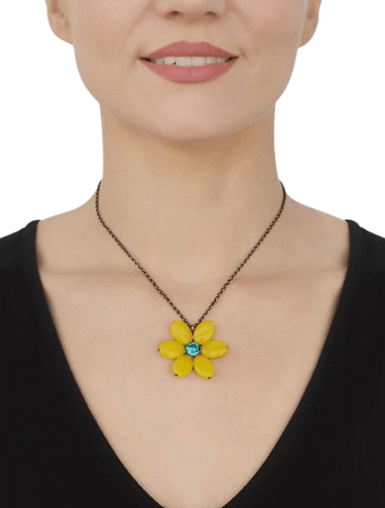 Daisy Dance Halskette Gelb Daisy Dance Halskette Gelb