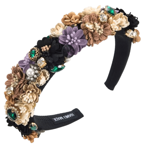 Blumen-Haarreif Schwarz Blumen-Haarreif Schwarz