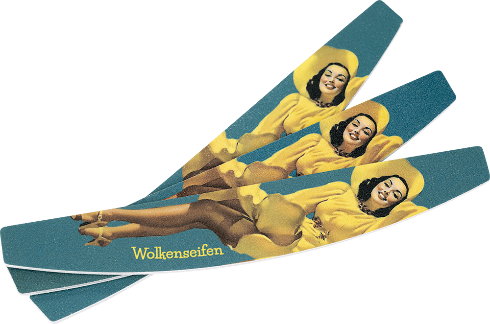Pinup-Sandpapier-Nagelfeile Set