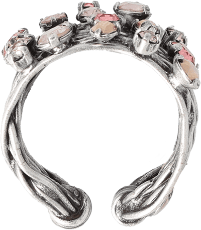 Cages Ring Silber-Rosa Cages Ring Silber-Rosa