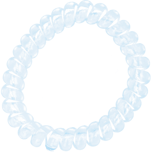 Spiral-Haargummis Blau-Mix Spiral-Haargummis Blau-Mix