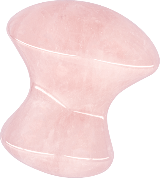 Rosenquarz Gua Sha Pilz Rosenquarz Gua Sha Pilz