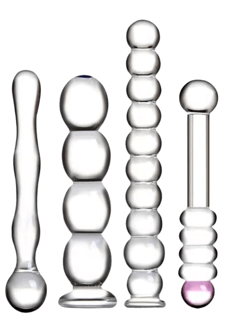 Glas-Dildo transparent Glasdildo Transparent