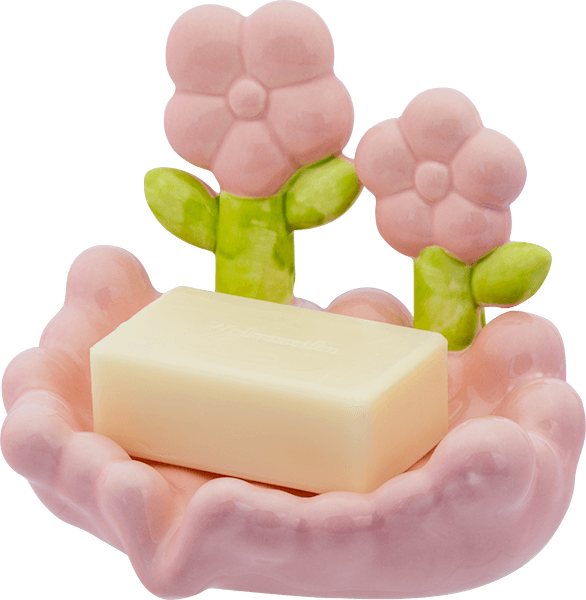 Seifenablage Rosa Blume Seifenablage Rosa Blume