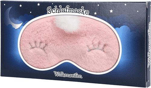 Schlafmaske Plüsch-Einhorn Rosa