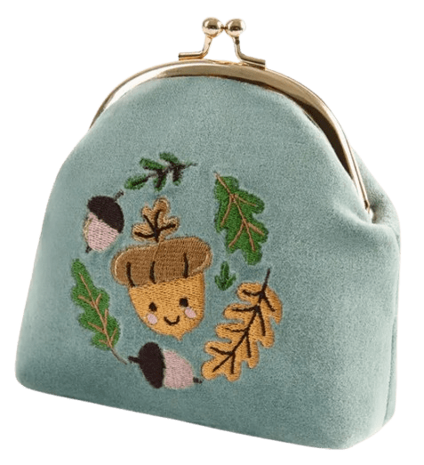 Samtbeutel Glückliche Eichel Samtbeutel Eleganter Fuchs