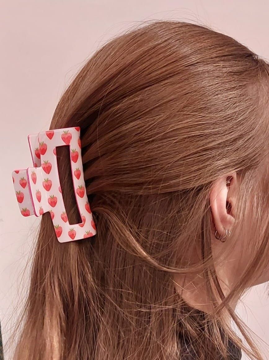 Haarkralle Erdbeere Haarkralle Erdbeere