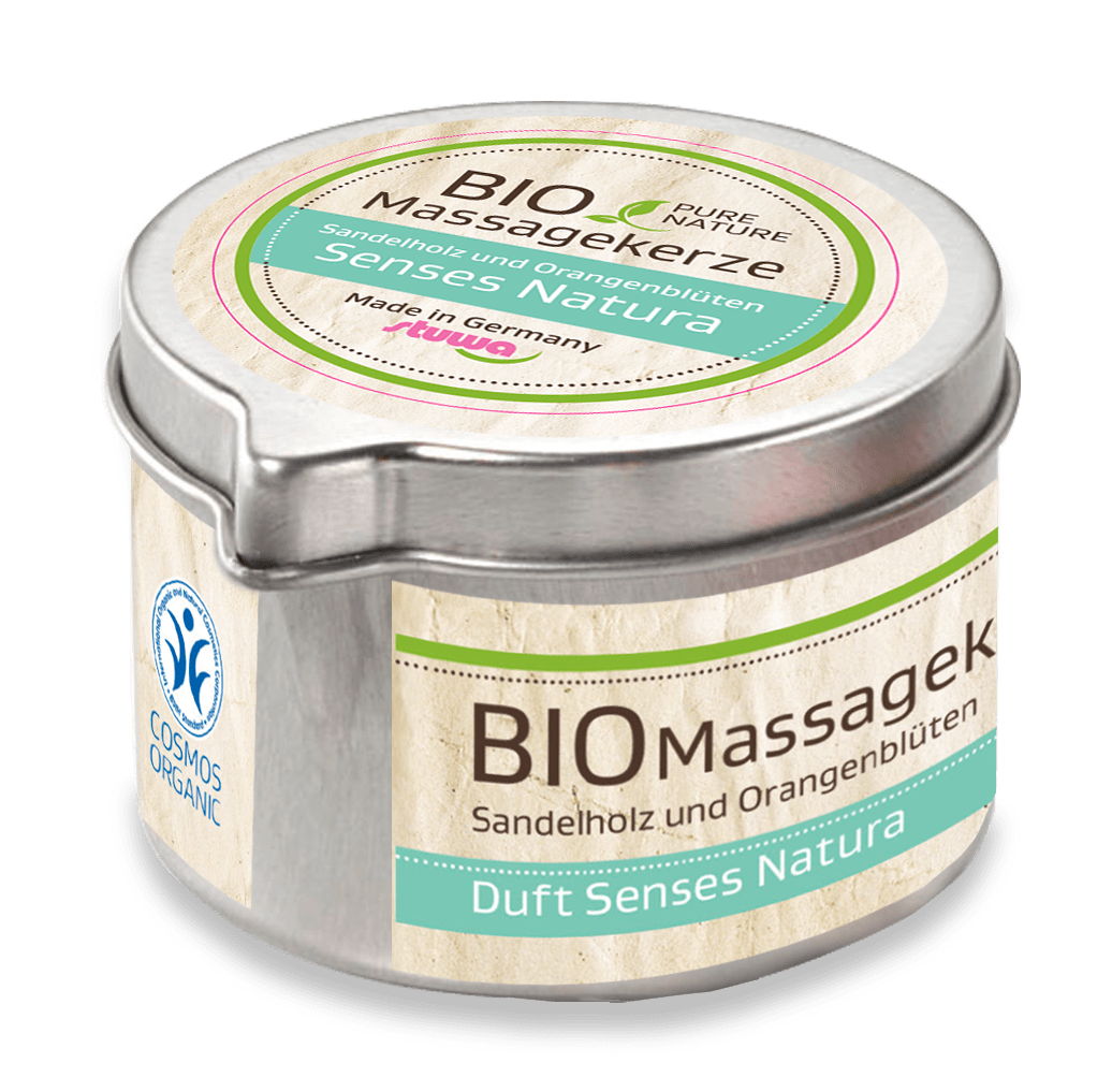 Bio Massagekerze Senses Natura Bio Massagekerze Senses Natura ohne Hintergrund
