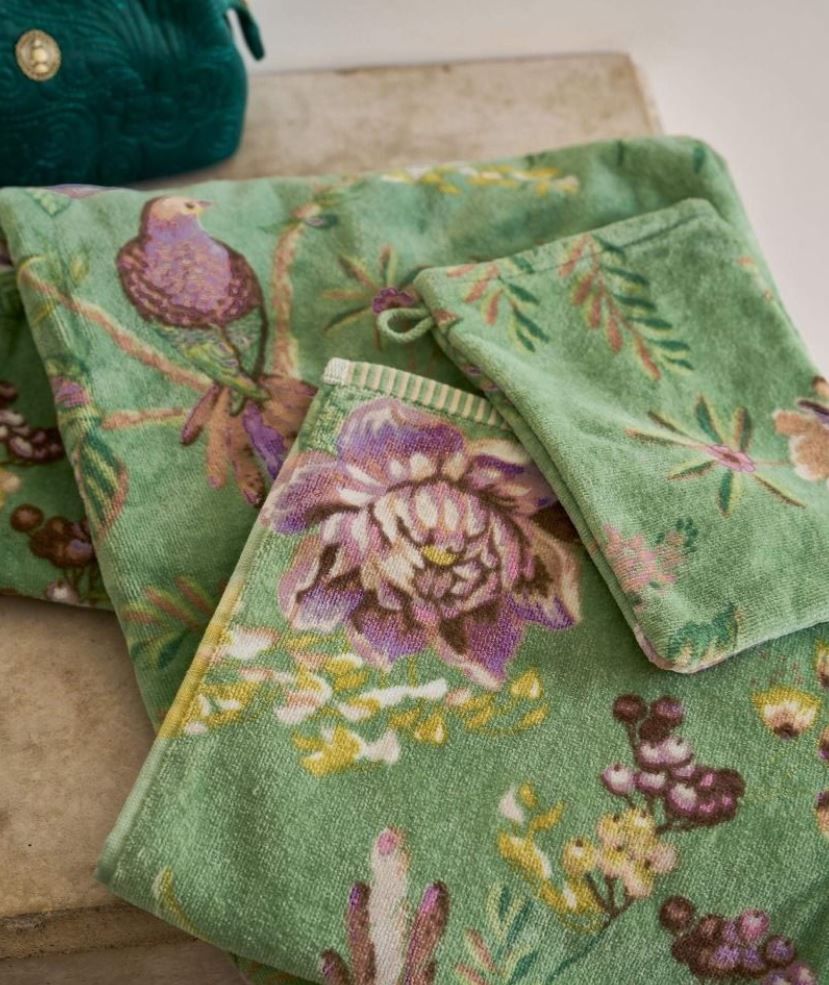 Gästehandtuch Secret Garden Grün