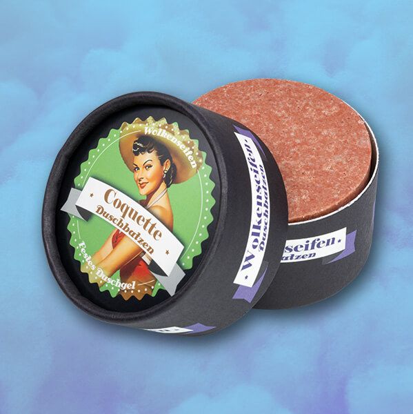 Text: Kategorie, Festes Duschgel. 