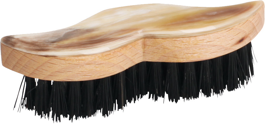 Bartbürste Bartform Horndekor Bartbürste Bartform Horndekor