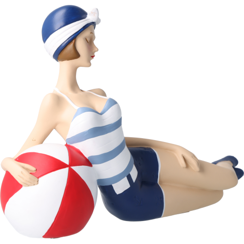 Pinup Schwimmerin lang liegend Pinup Schwimmerin lang liegend