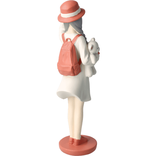 Mädchen mit Teddy peach Mädchen mit Teddy peach